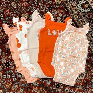 Carters baby girl onesies